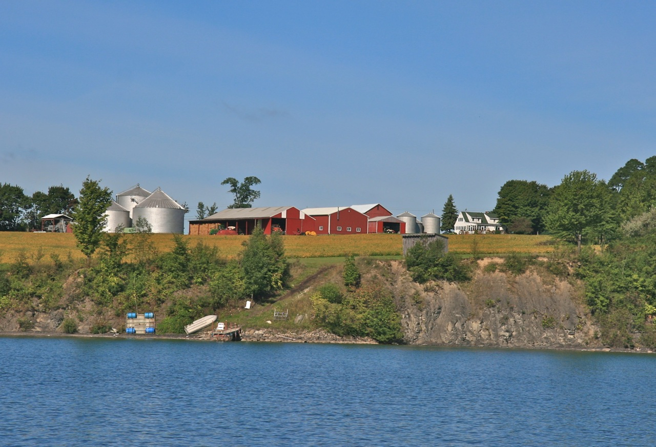 Greenfield Farms From Skan Lake